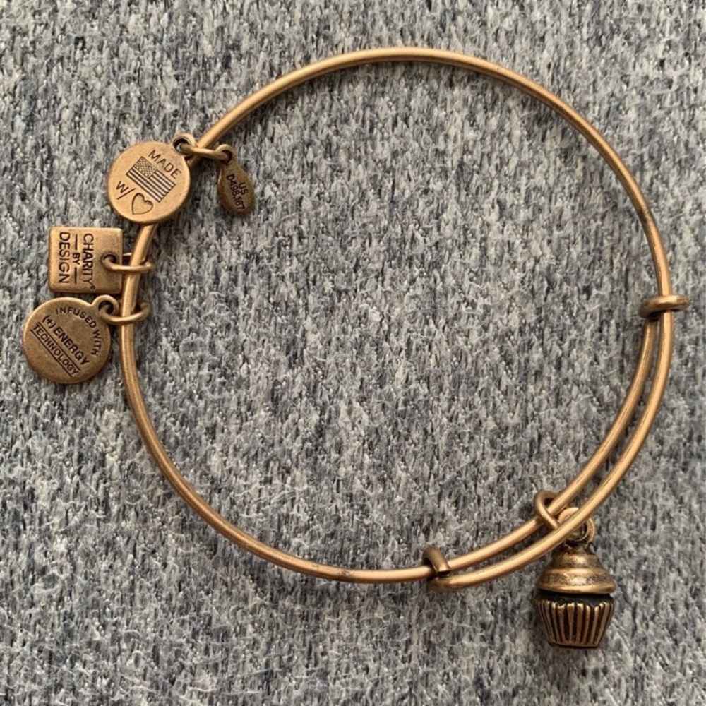 Alex & Ani cupcake bracelet